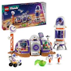 LEGO® 42605 Friends La Station Spatiale Martienne et la Fusée, Jouet sur l'Espace avec Navette et 4 Figurines d'Astronautes  - vertbaudet enfant