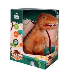 Peluche T-Rex à fonction - Gipsy Toys - Rexor - 38 cm - Marron  - vertbaudet enfant
