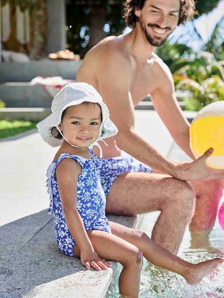 Bébé-Maillot de bain, accessoires de plage-Maillot de bain 1 pièce fleuri bébé collection Team famille