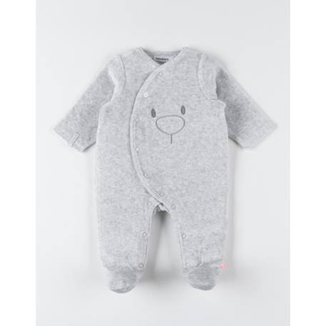 Bébé-Salopette, combinaison-Pyjama dors-bien en velours