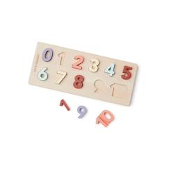 Puzzle Chiffres 0-10 en bois - Kids Concept  - vertbaudet enfant