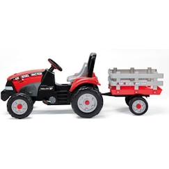 Tracteur à pédales - Maxi Diesel avec remorque - PEG PEREGO  - vertbaudet enfant