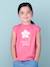 T-shirt à épaulettes motif placé fille écru+rose bonbon 7 - vertbaudet enfant 