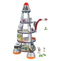 Jouet-Jeux d'imagination-Figurines, mini mondes, héros et animaux-KIDKRAFT Fusée Jouet en bois - Vaisseau Spatial