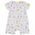 Combishort bébé en coton bio, Summer Multicolore BLANC 1 - vertbaudet enfant 