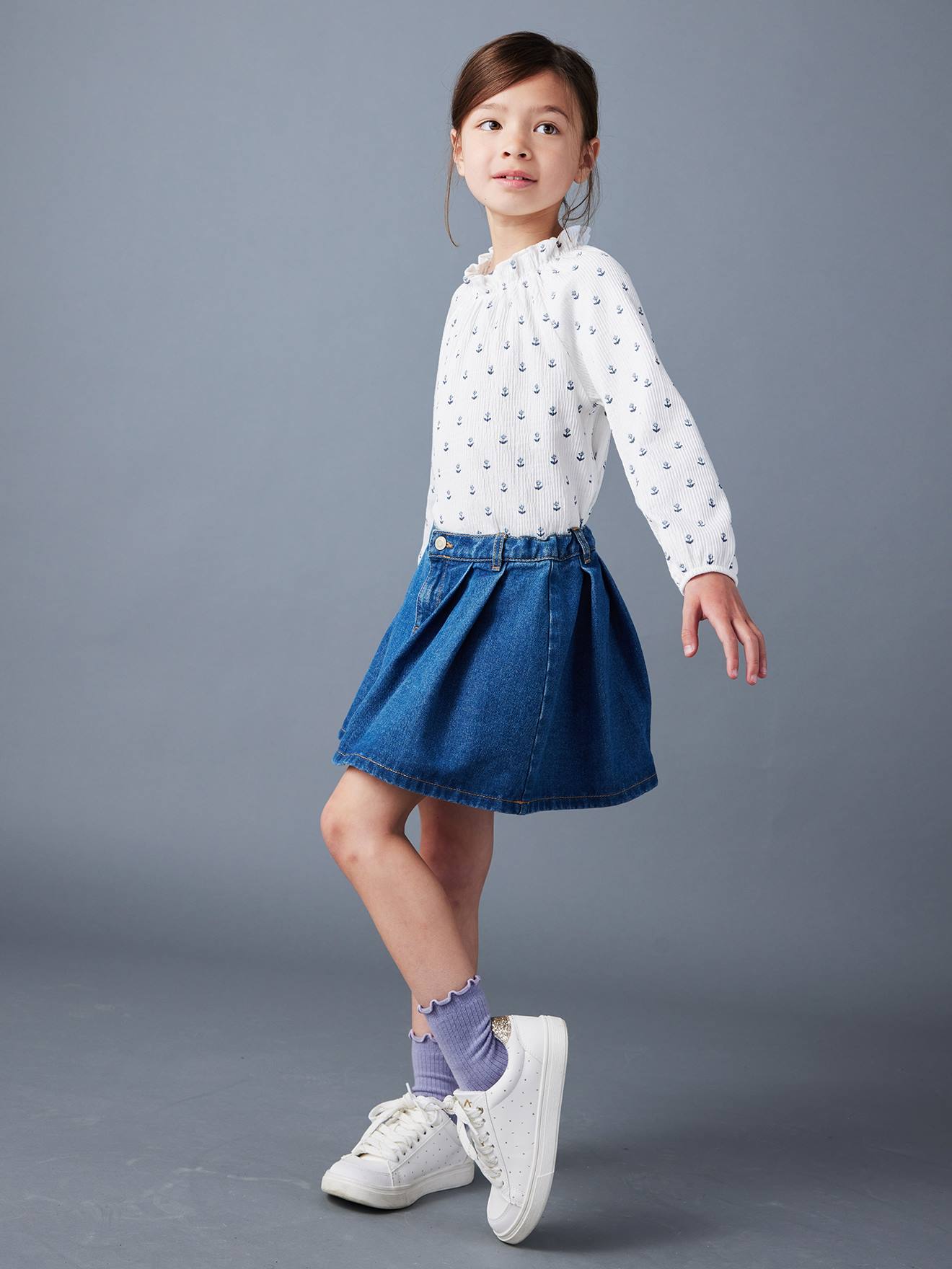 Jupe Courte En Jean Vertbaudet – Taille 10 Ans (138 Cm) – Neuf Sans étiquette