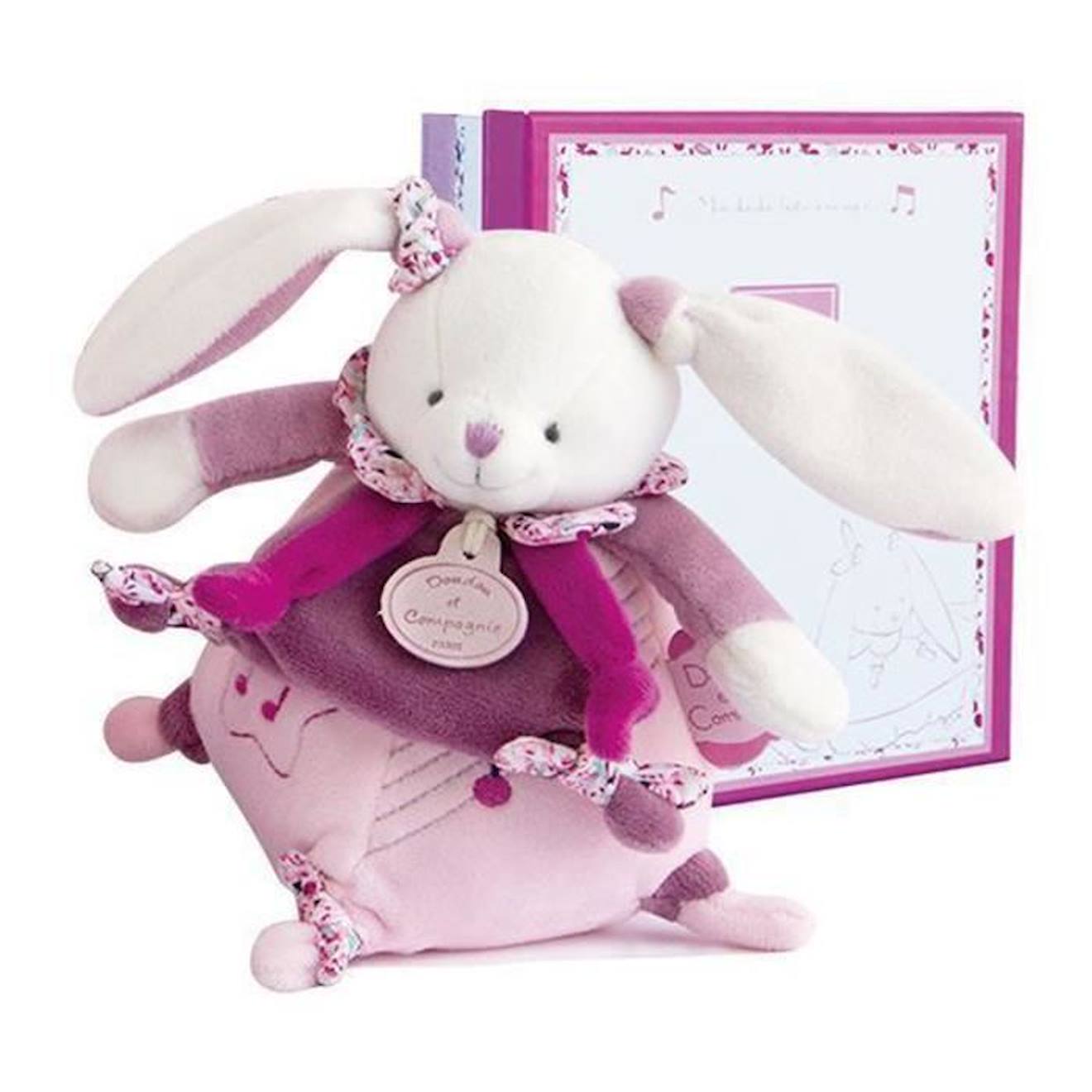 Boite a musique Cerise Le Lapin DOUDOU ET COMPAGNIE Rose Bebe 0 mois Naissance Fille