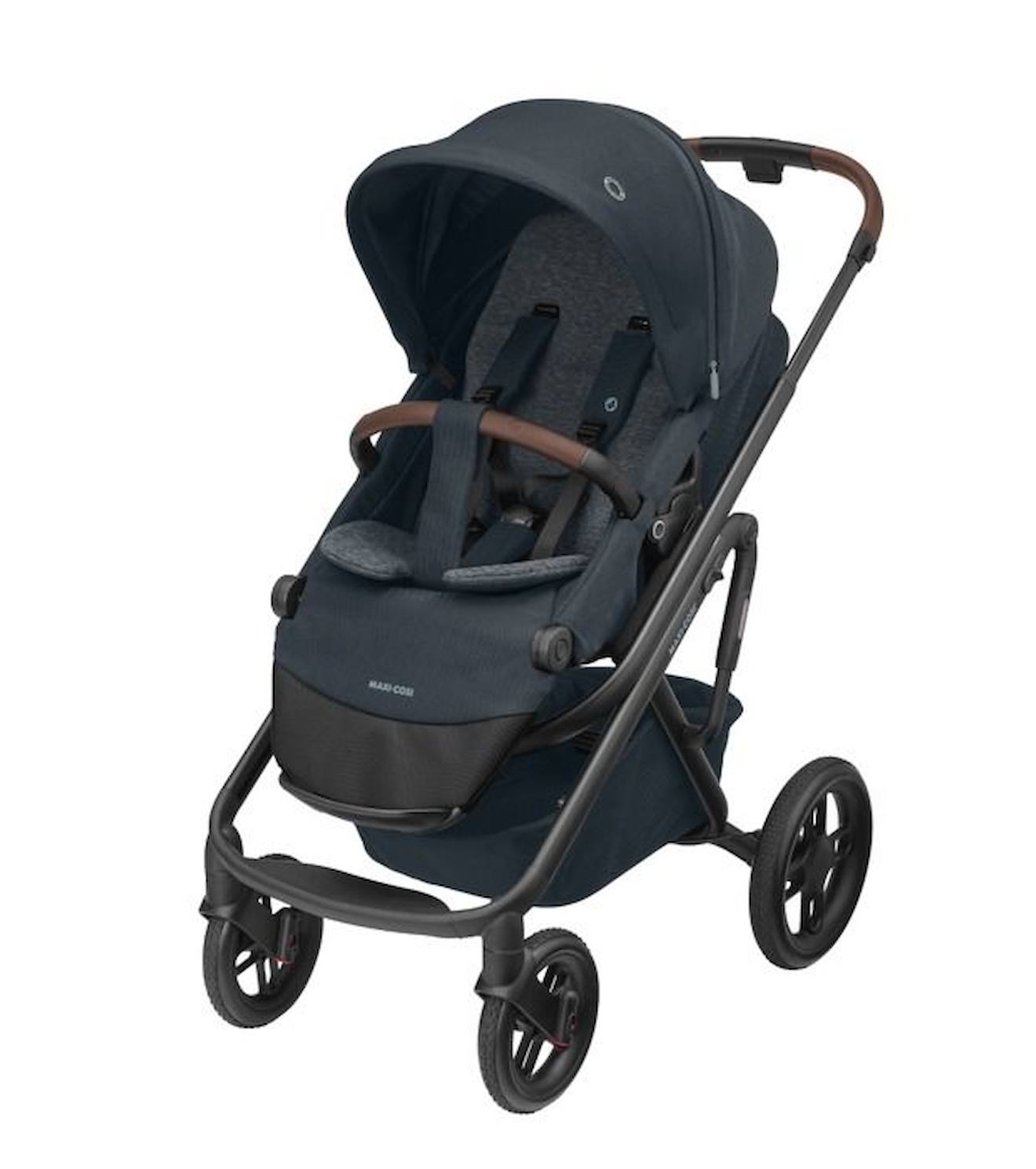 MAXI COSI Pack poussette Lila XP poussette bebe confort et nacelle bebe des la naissance Essential Graphite gris Maxi Cosi