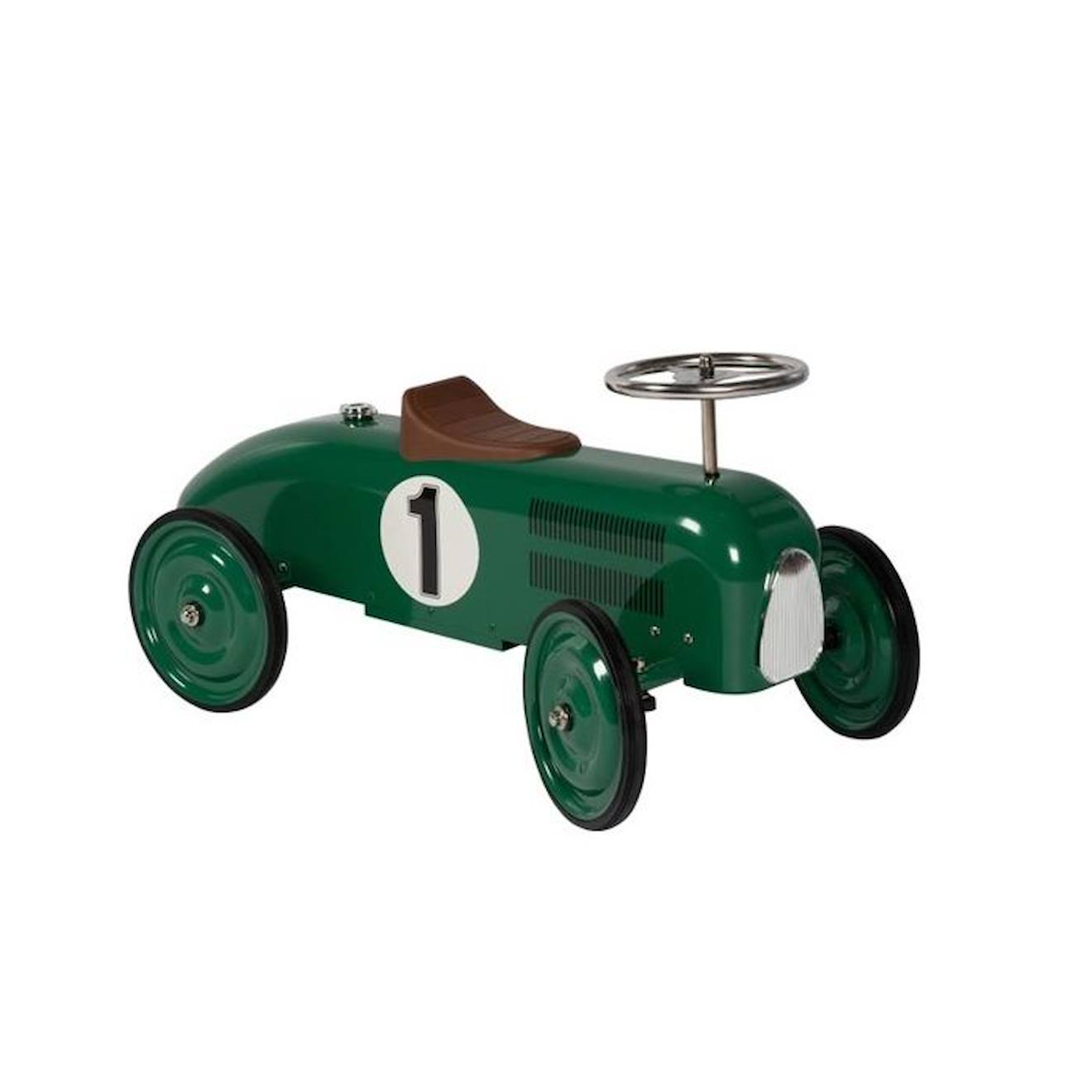 Porteur Voiture Numero 1 Vert GOKI Jouet pour Bebe Poids jusqu a 25 kg vert Goki