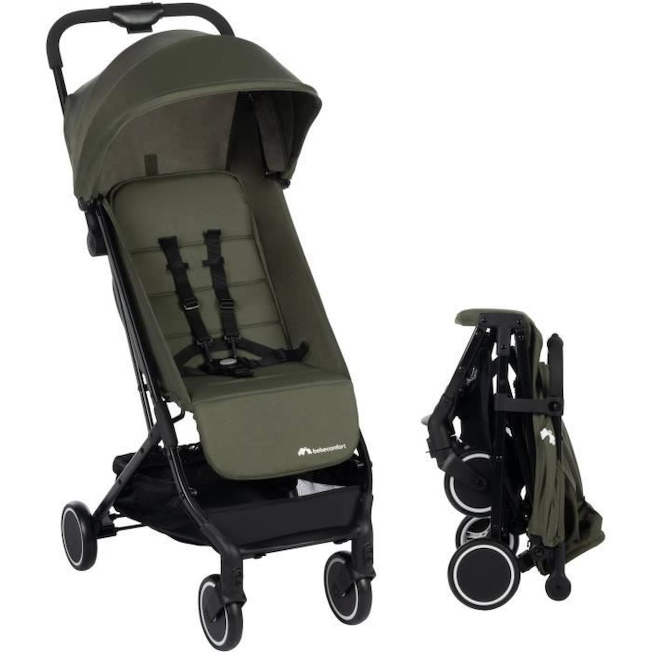 BEBECONFORT SOKO Poussette canne ultra compacte legere des la naissance jusqu a 15 kg 3 4 ans environ Mineral green vert Bebe Confort