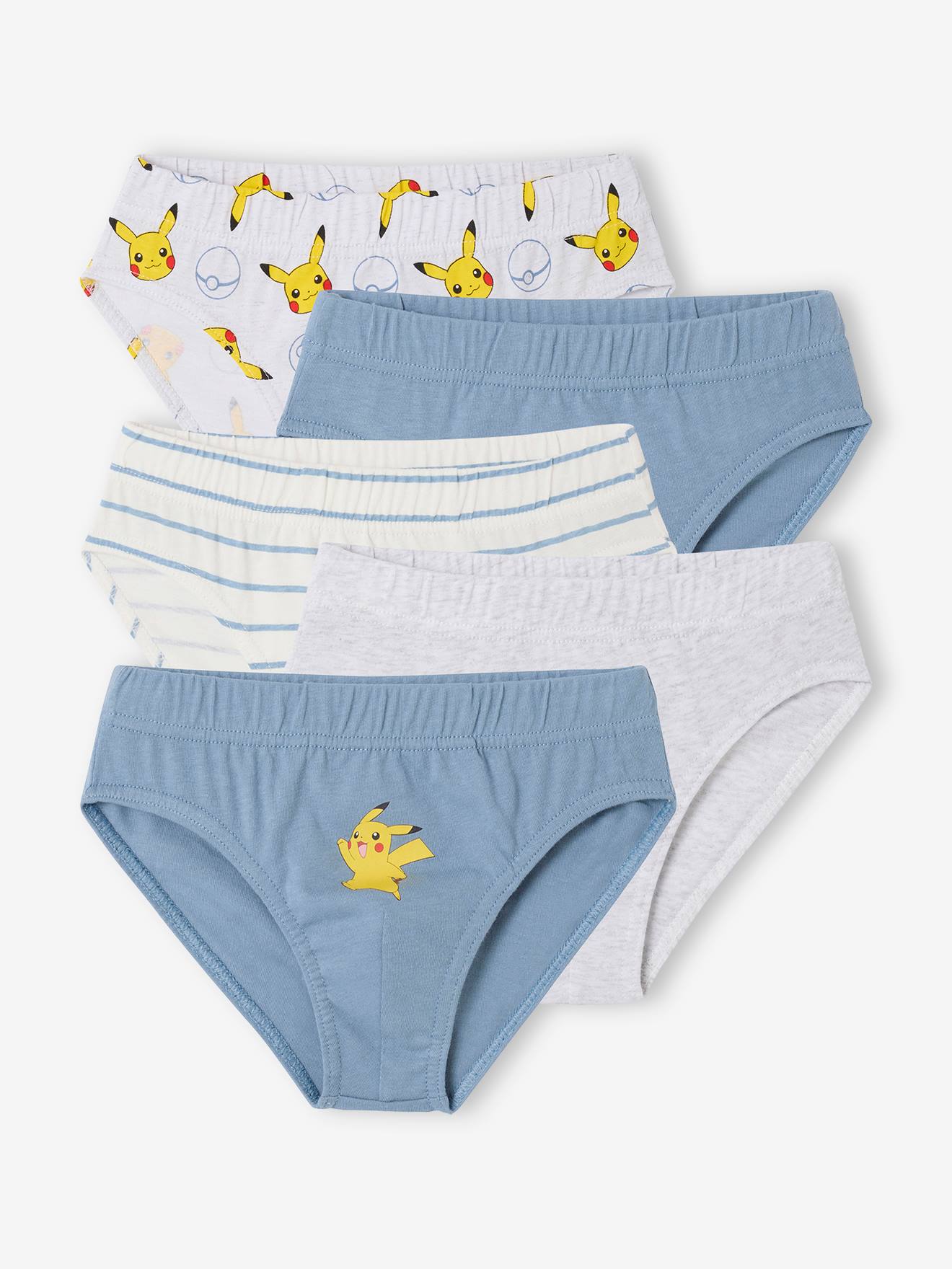 Lot de slips Pokémon bleu ciel