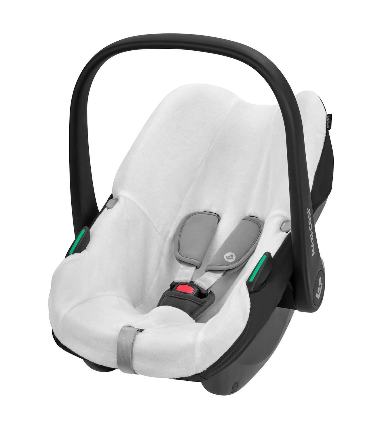 JYOKO Kids Housse Siège Auto Coton Blanc Étoiles Pour BeSafe IZi Turn B I-Size - Protection Doux Respirant