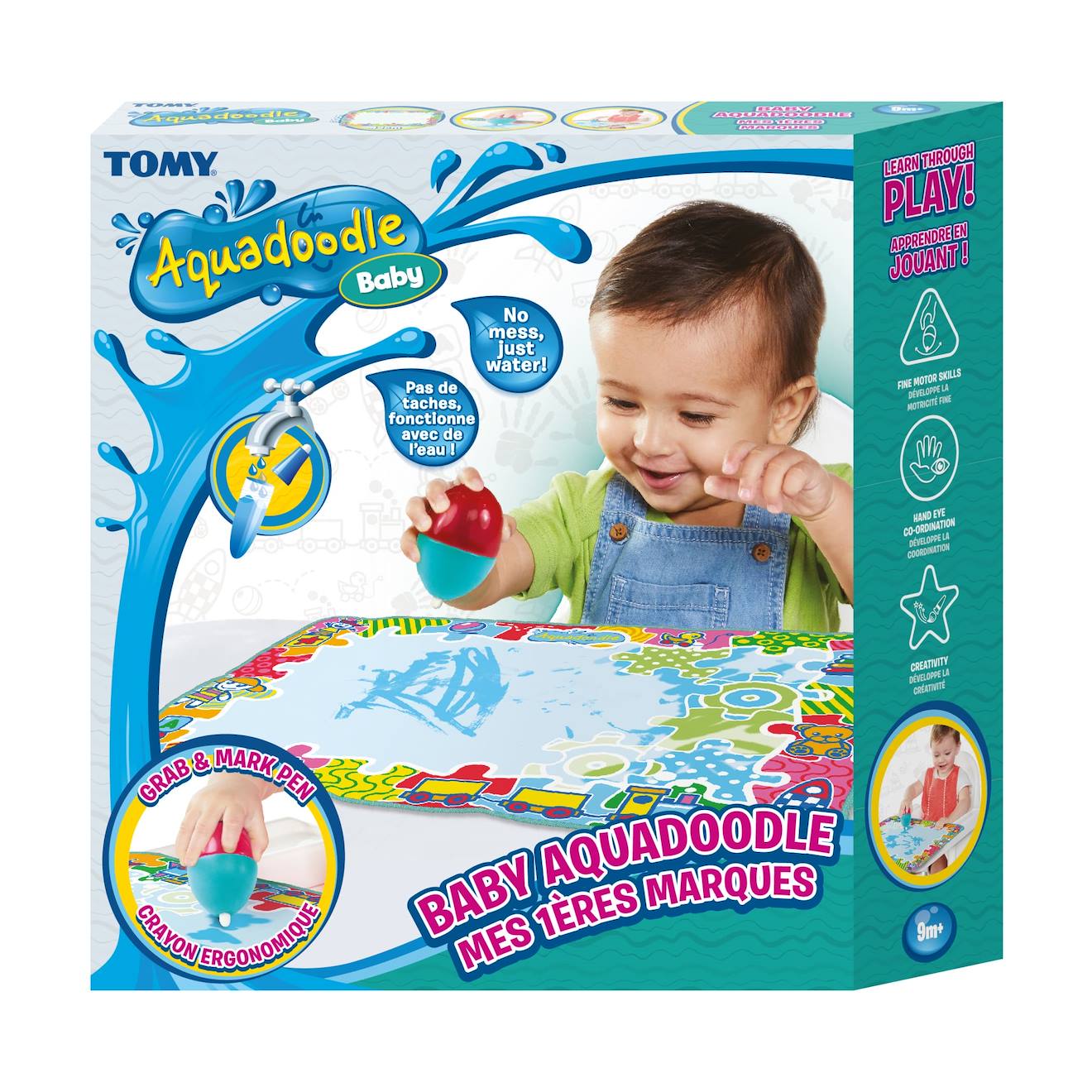 RISVOWO Tapis Dessin Enfant Aqua Doodle 80x100 Cm Licorne - Tablette Dessin Réutilisable Magique Pour Enfants