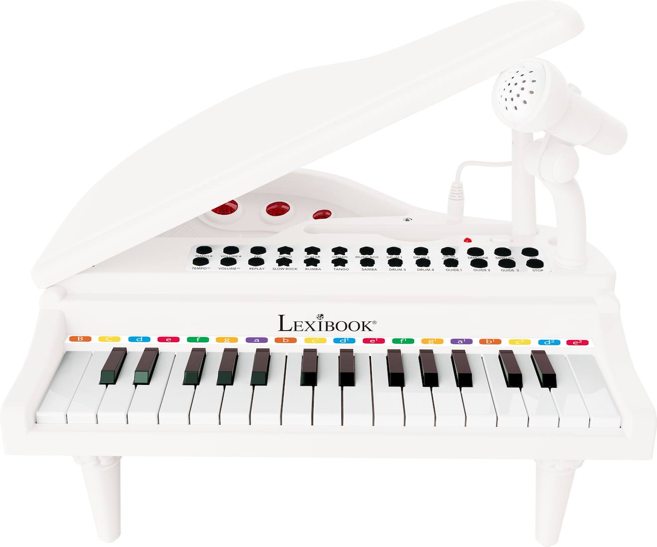Joli Petit Bébé Piano En Biscuit Allongé Sur Le Côté - Perruque - 10 Cm - Ancien