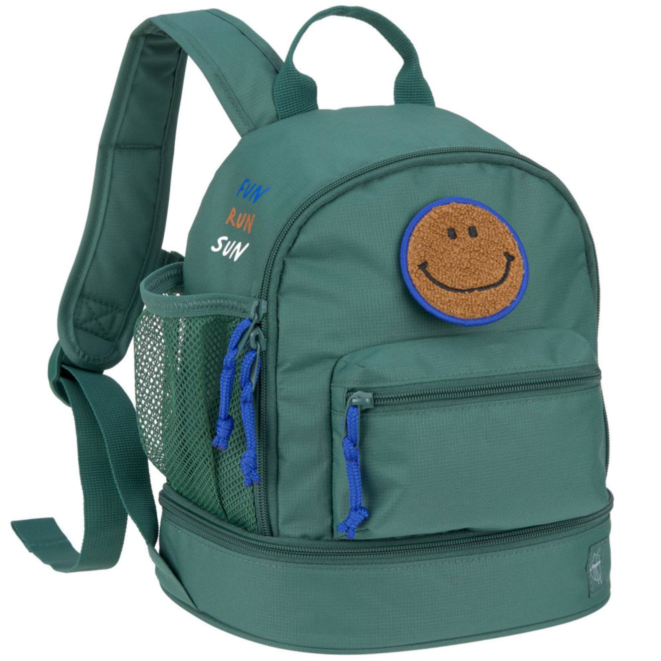 Mini Sac à Dos Debenhams Vert Forêt Avec Motif Hareng Rouge - Neuf Sans étiquette