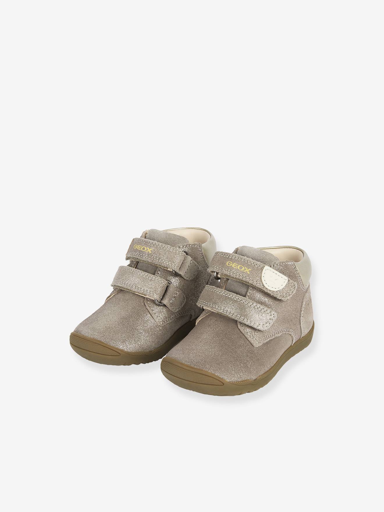 Baskets Geox Bébé Fille Macchia Girl Cuir Souple Avec Semelle