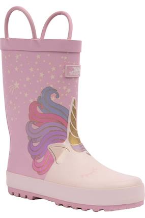 Bottes De Pluie Et Neige Demar Pour Fille - Doublure Polaire Amovible, Motif Cœurs Rose/violet