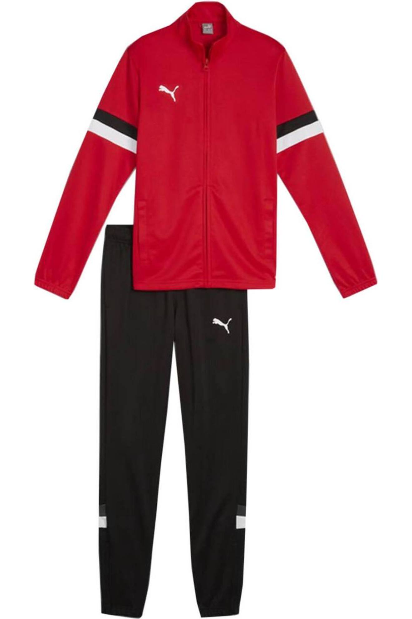 Ensemble de survêtement team rise noir rouge Puma