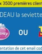En cadeau la serviette de plage