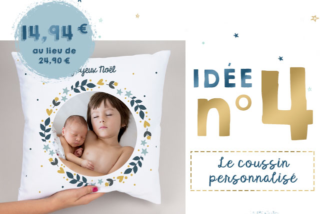 Le coussin personnalisé