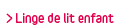 linge de lit