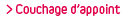 couchage d'appoint