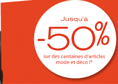 jusqu'&agrave; -50%, les jours oh c'est parti