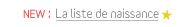 liste de naissance