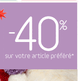 livraison offerte -40%