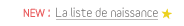 liste de naissance