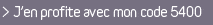 Profitez de cette offre