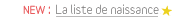 liste de naissance