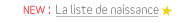 liste de naissance