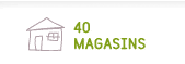 40 magasins