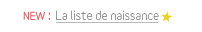 liste de naissance