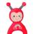 Hochet rainbow coccinelle - 15 cm Rouge 2 - vertbaudet enfant 