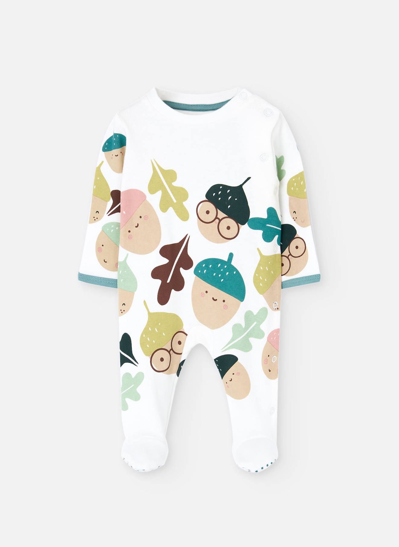Pijama Pour Bébé En Interlock Blanc