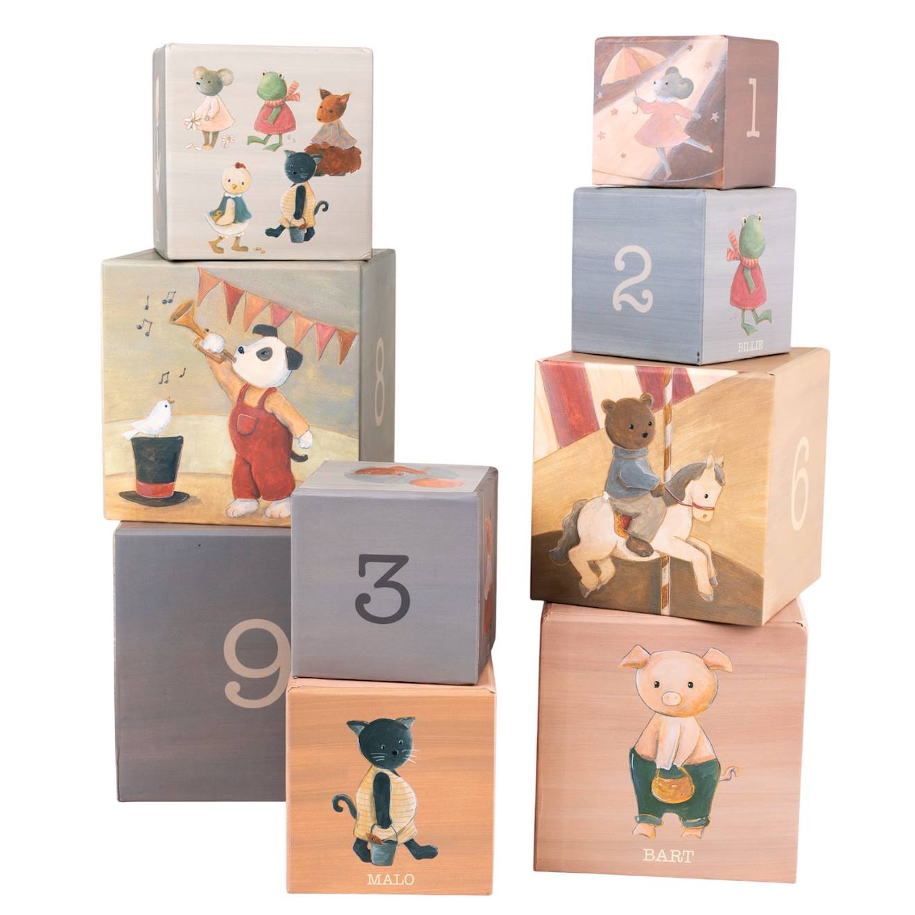 Pyramide 123 Les Petits Amis Gris