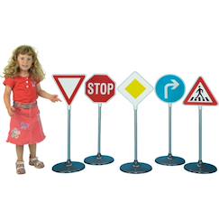 Set de 5 panneaux de signalisation  - vertbaudet enfant