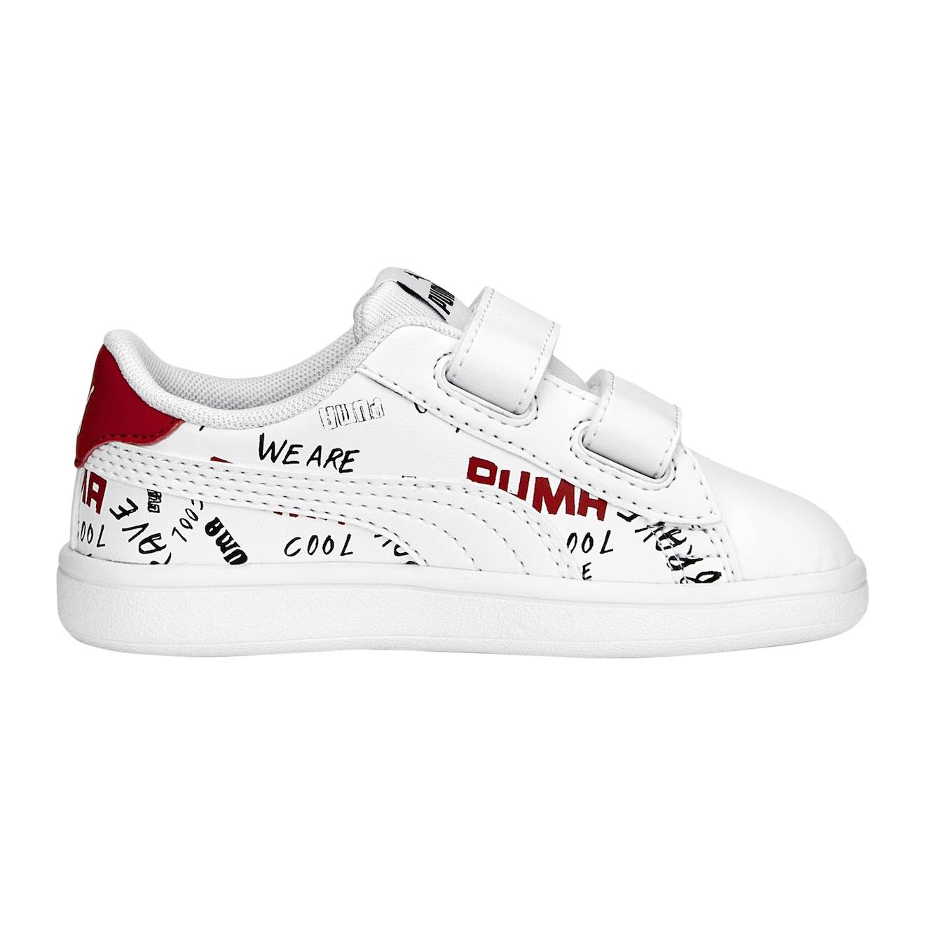 Baskets Basses Scratch Blanc Noir Rouge 40 €