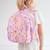 Sac à dos isotherme fleurs du jardin Violet, blanc, jaune 4 - vertbaudet enfant 