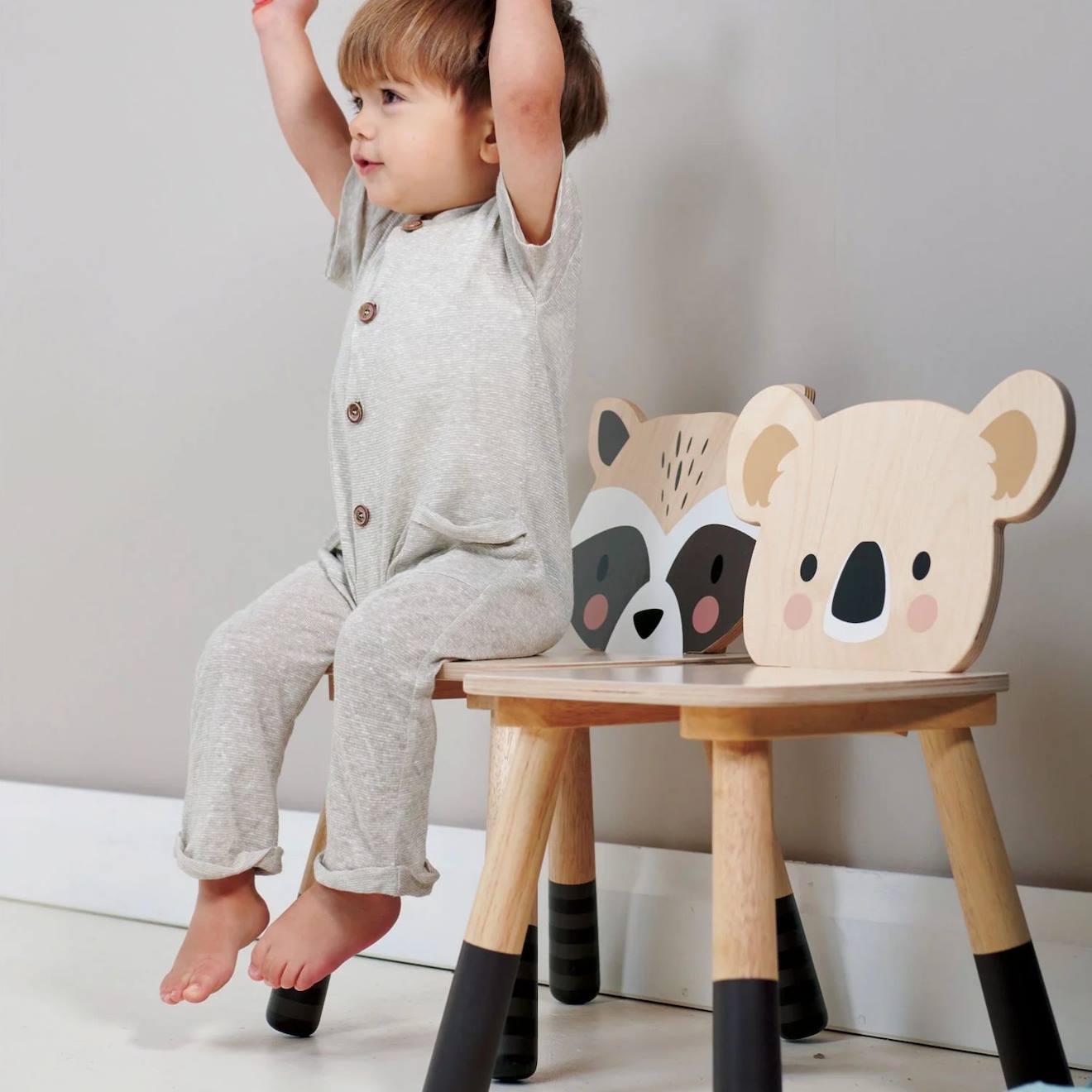 Chaise Enfant Koala Beige, Marron, Beige (Tender Leaf) - Image 3