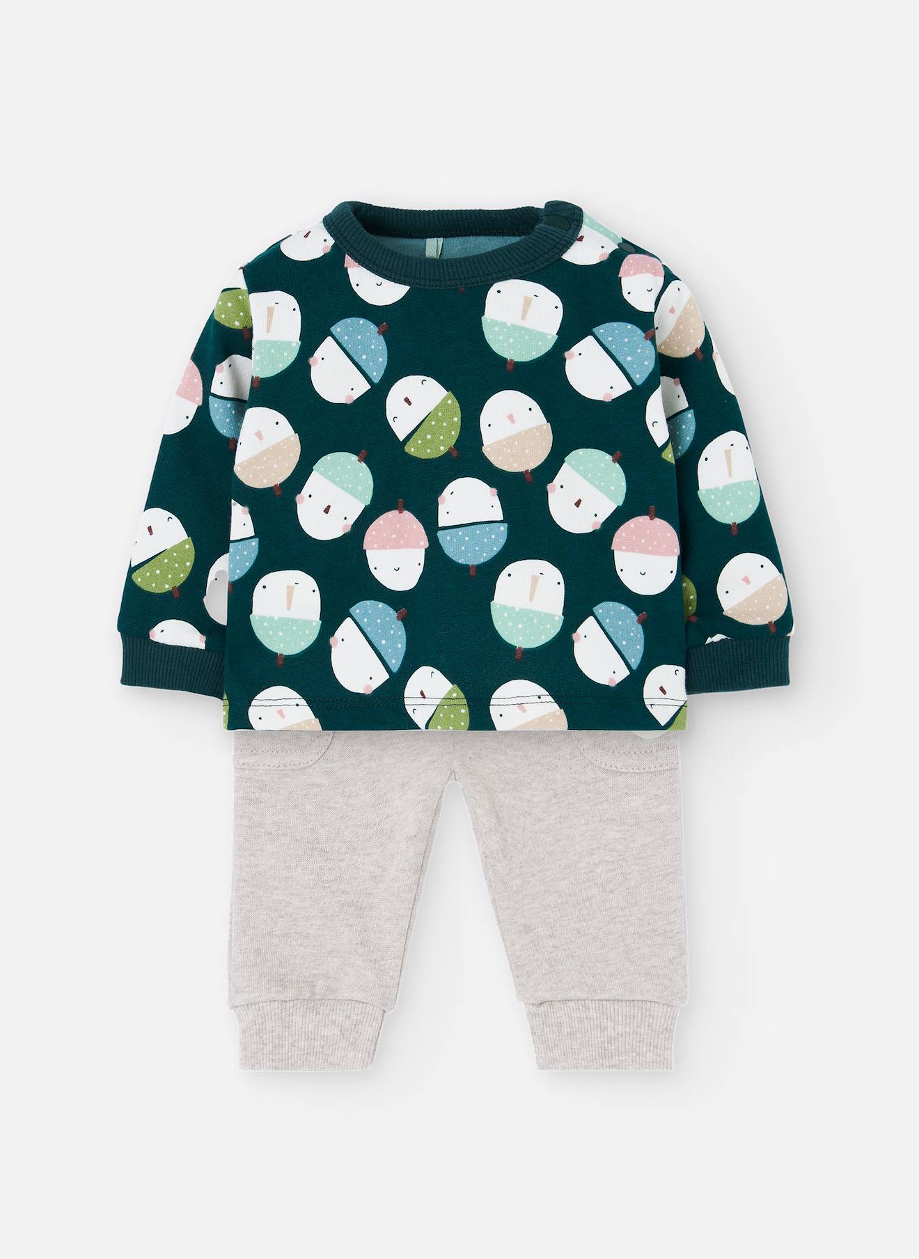 Ensemble En Tricot Pour Bébé Glands Souriants Multicolore