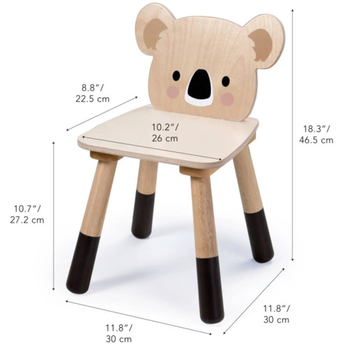 Chaise Enfant Koala Beige, Marron (Tender Leaf) - Image 1