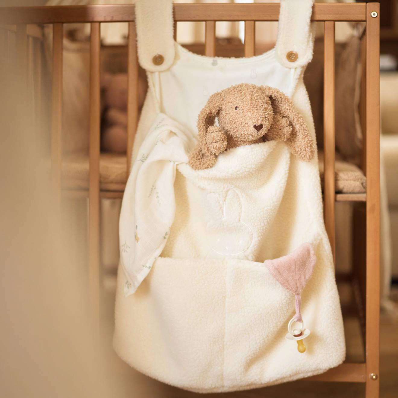 Sac De Rangement Teddy Miffy Oatmeal Beige (Jollein) - Image 2