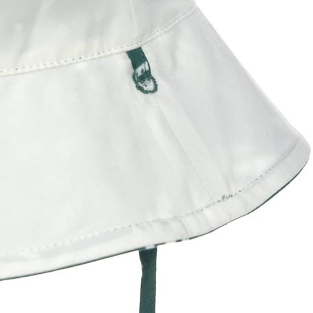 Bob anti-uv Blanc - Chameaux+Vert 6 - vertbaudet enfant 