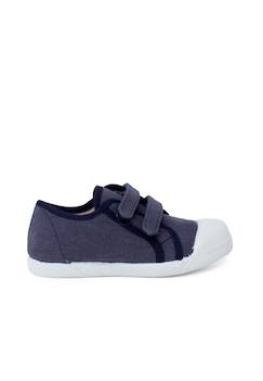 Chaussures-Chaussures garçon 23-38-Baskets, tennis-Baskets souples en toile éco à scratch