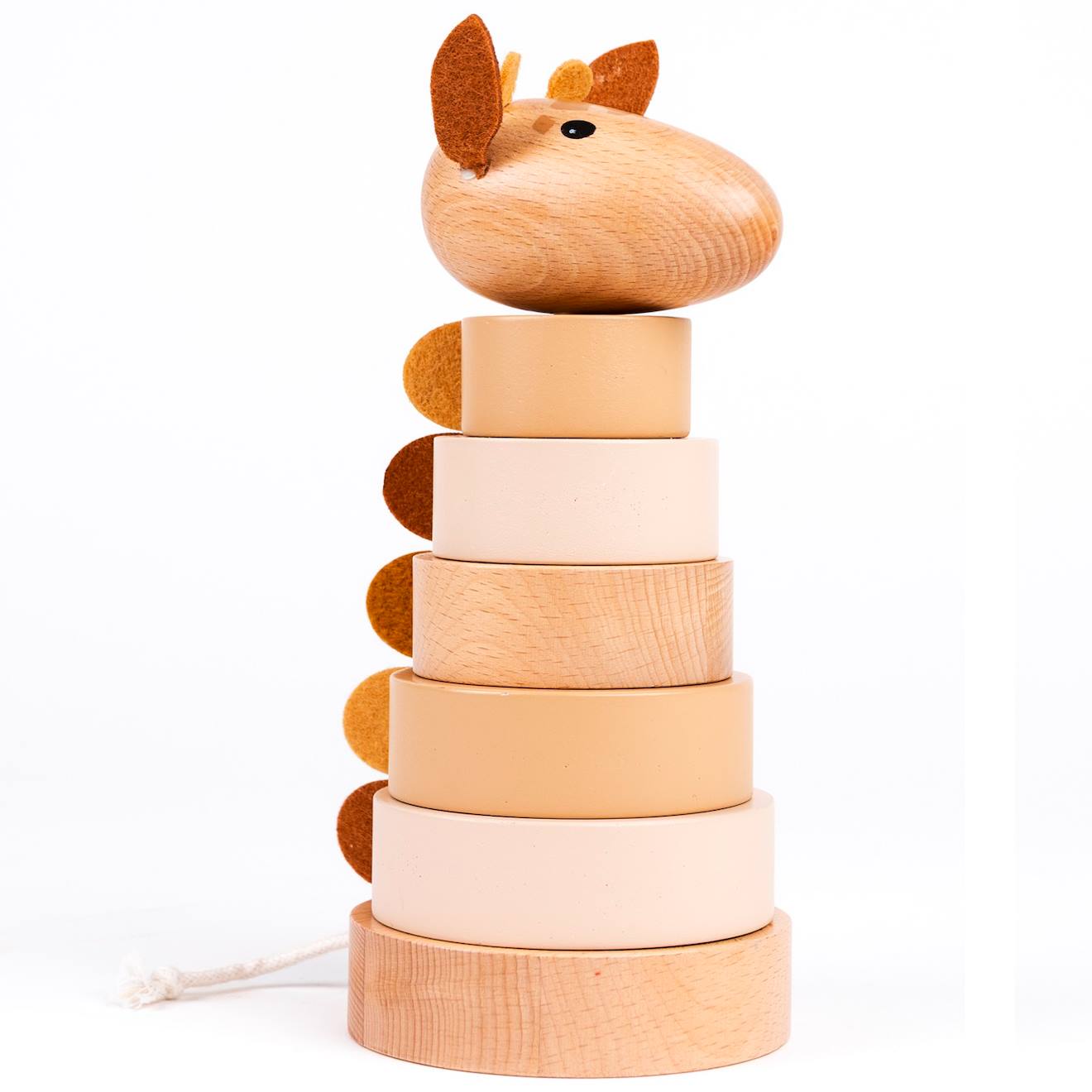 Empilable En Bois Girafe Léonie Beige