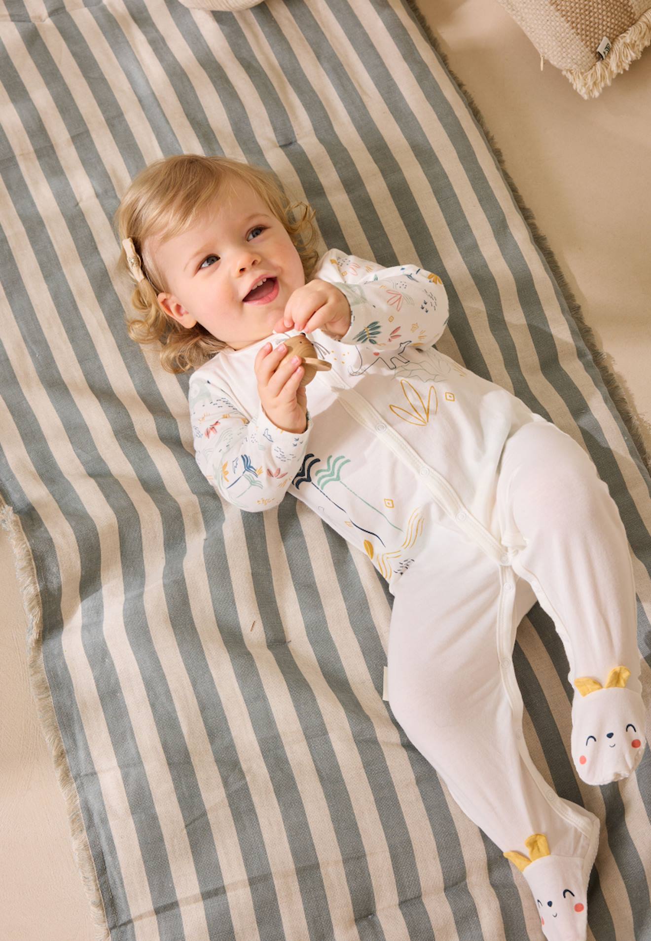 Pyjama Bébé Hawaiki Ecru