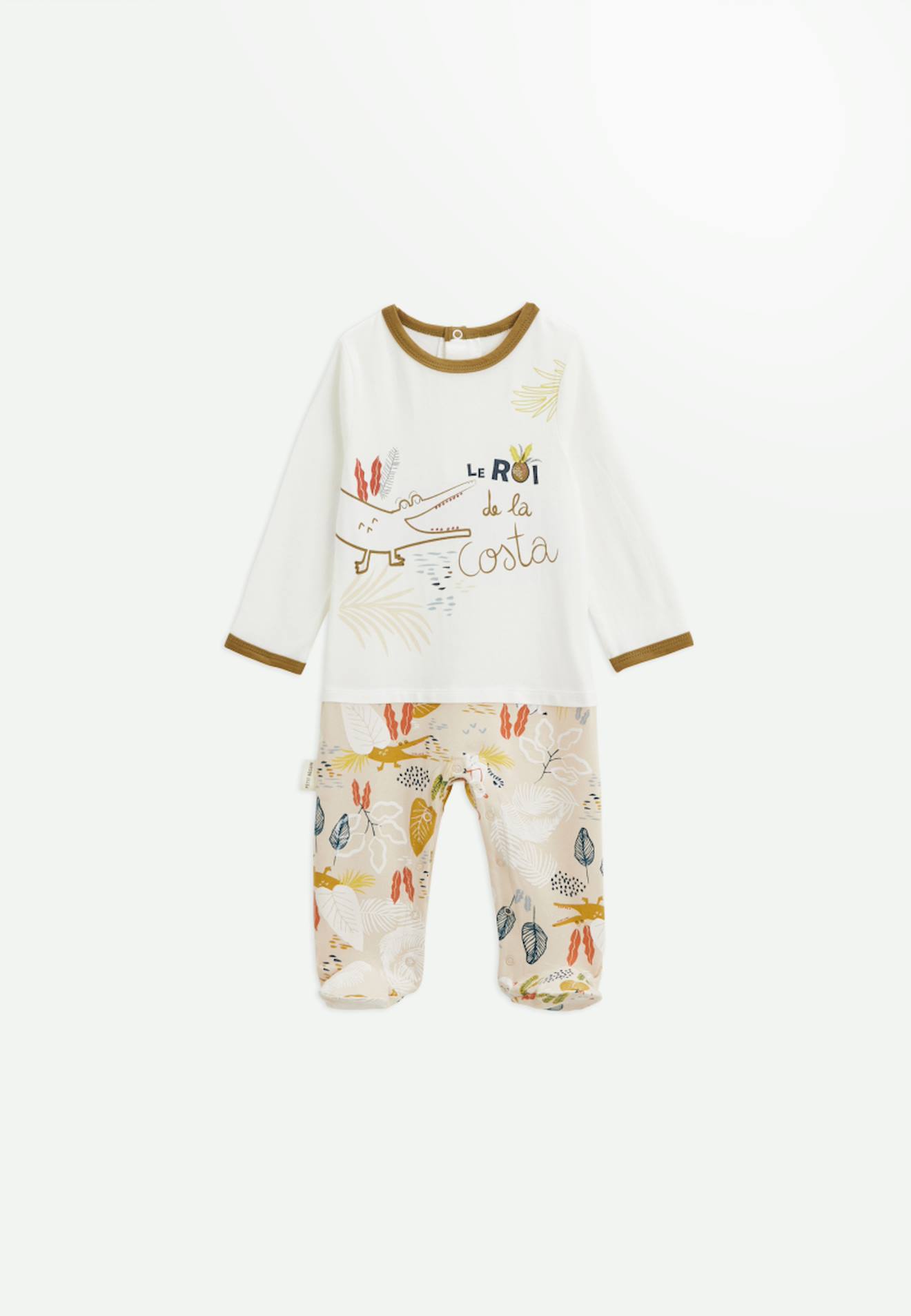 Pyjama Bébé Velours Panda Roux - Grenouillère Douce Pieds Antidérapants - Taille 12 Mois+ - 3